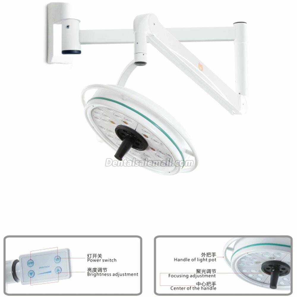 KWS KD-2036D-1 108W Wall-Mounted Professional Dental LED Lamp Surgical Medical Exam Light image 5