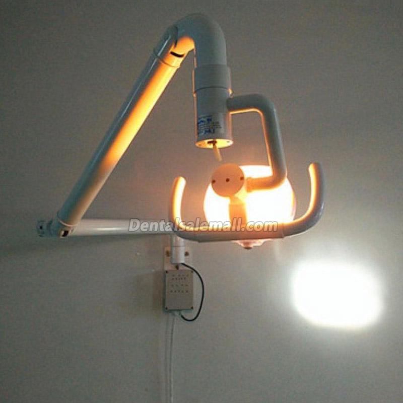 50W Wall Hanging Professional Dental Medical Oral Halogen Light Lamp with Arm Cold Light image 3