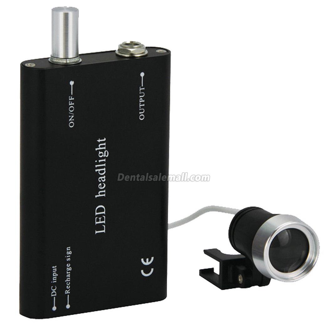 Portable Clip-on LED Head Light Lamp, Compatible with Dental Clinical Medical Binocular Loupes image 2