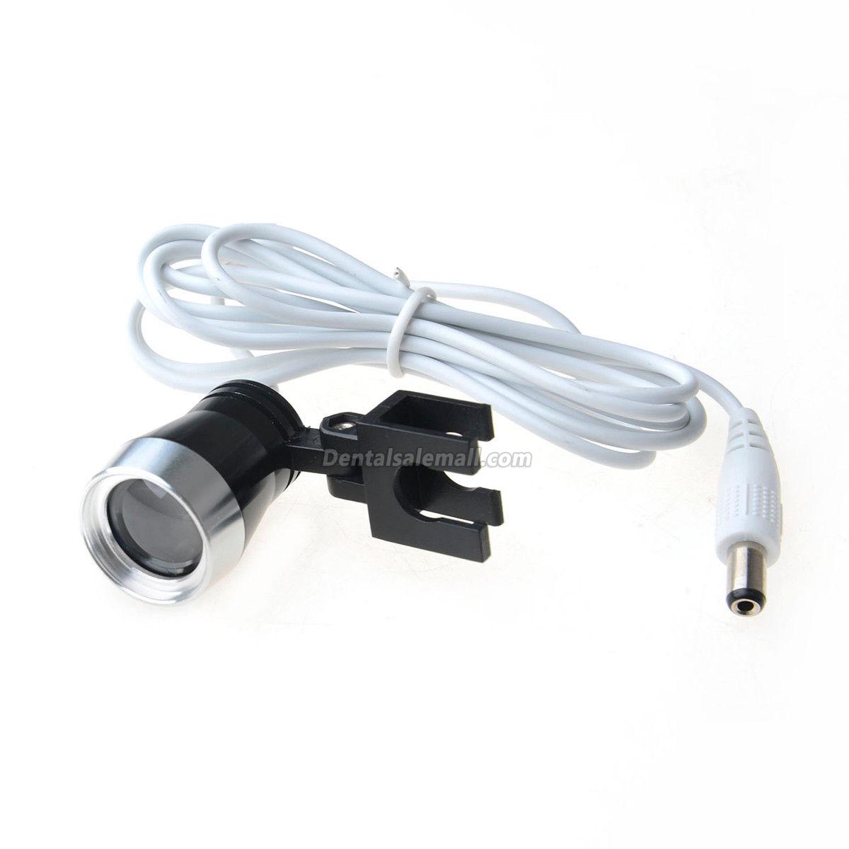 Portable Clip-on LED Head Light Lamp, Compatible with Dental Clinical Medical Binocular Loupes image 6