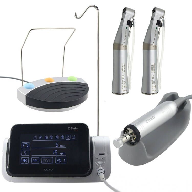 YUSENDENT COXO C-Sailor Pro Dental Implant Surgical System Brushless Motor with 2-Piece LED 20:1 Contra-Angle image 2