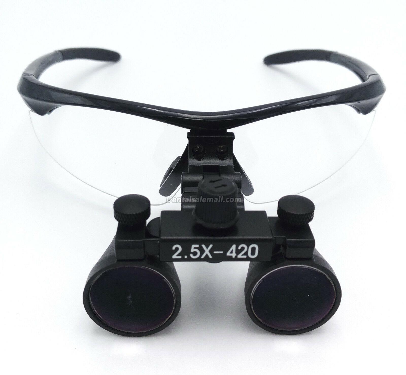 Professional Dental Surgical Medical Binocular Loupes 2.5X420mm Optical Glass DY-101 image 2