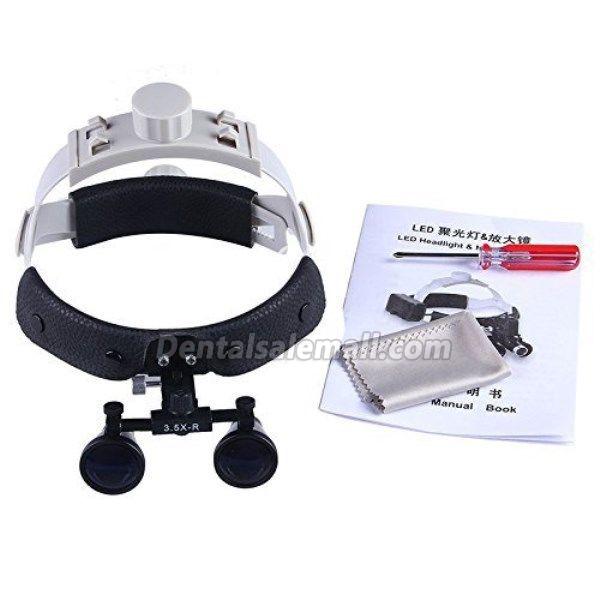 3.5X Professional Dental Headband Binocular Loupes Surgical Loupes Magnifier DY-108 image 2