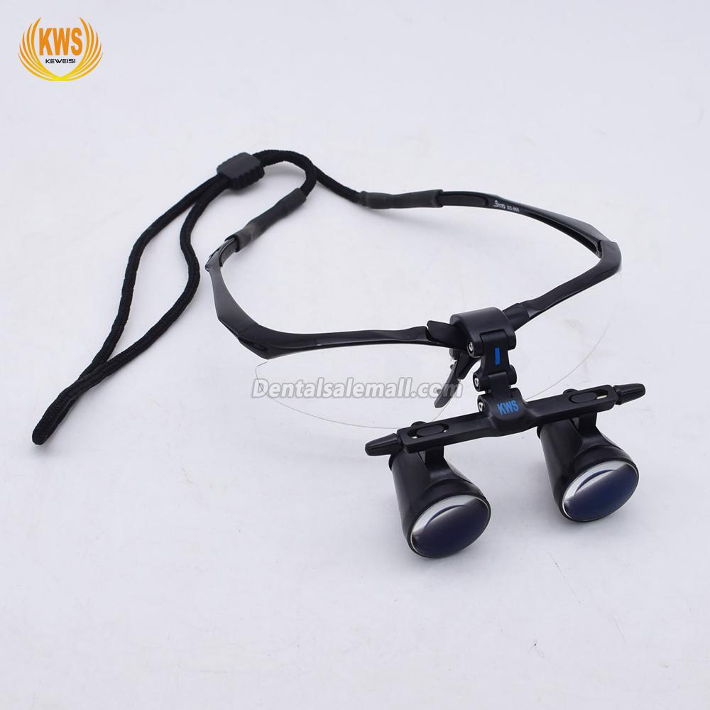 KWS FD-501G-2.5X/3.5X One-Way Screw Thread Surgical Dental Loupe image 2