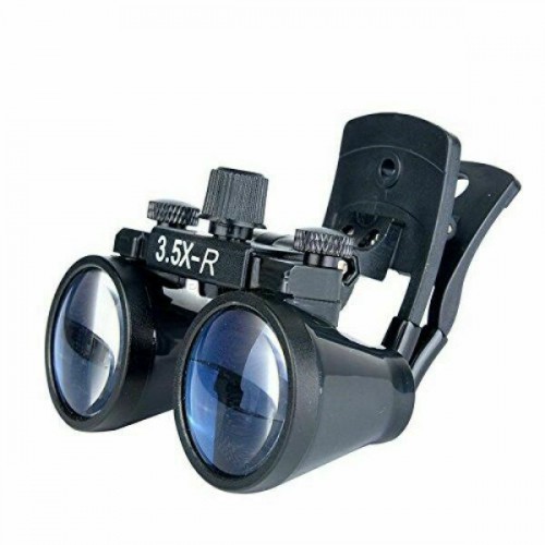 2.5X/3.5X-420mm Clip-on Professional Dental Optical Glass Surgical Binocular Loupe Magnifier image 1