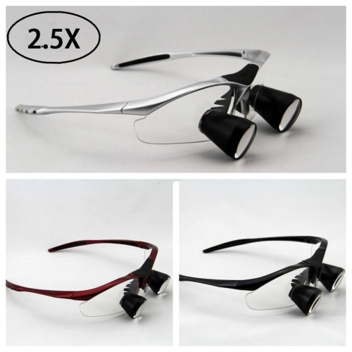 2.5X Professional Dental Loupe Binocular Medical Surgical Magnifying Glass TTL Series image 1