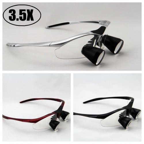 3.5X Professional Dental Loupes Binocular Medical Loupe Surgical Magnifier Glass TTL image 1