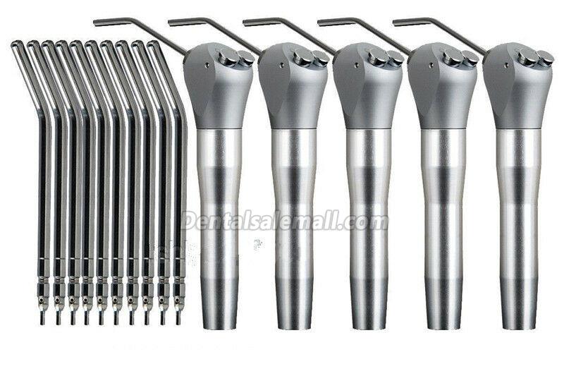 5-Piece Dental Air Water Spray Triple Syringe 3 Way Handpiece W/ Nozzles Tips image 2