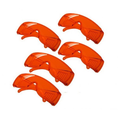 5-Piece Dental Protection Protective Goggles Glasses Lab Eye Curing Light Whitening image 1