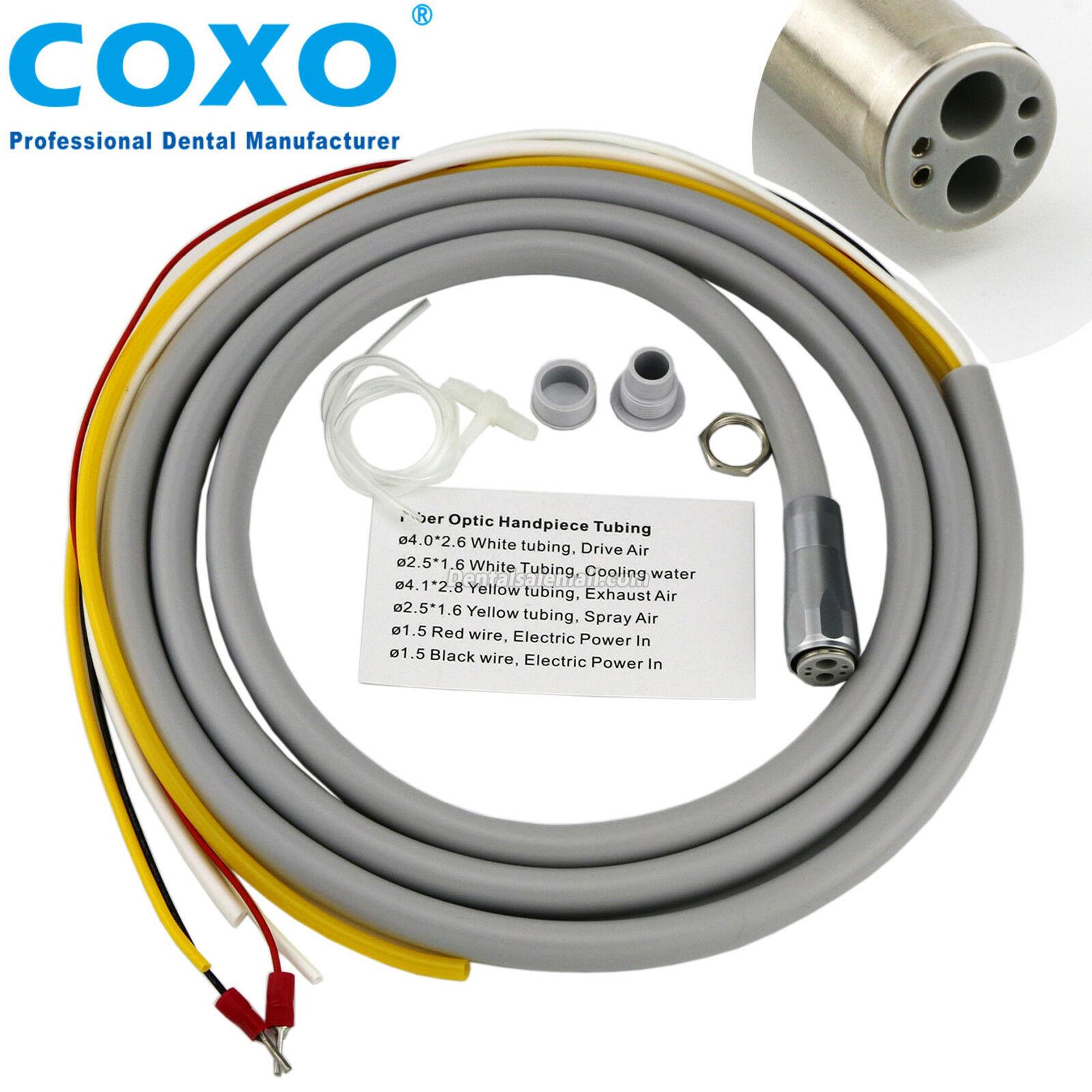 YUSENDENT COXO Professional Dental Fiber-Optic Turbine Handpiece Tubing 6-Hole for NSK KaVo image 2