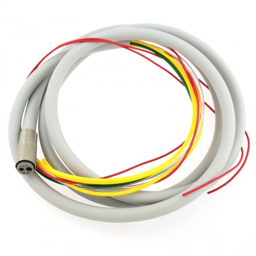 Dental 6-Hole Handpiece Tubing, Compatible with Fiber-Optic Low/ High-Speed Turbine 6 Pin image 1