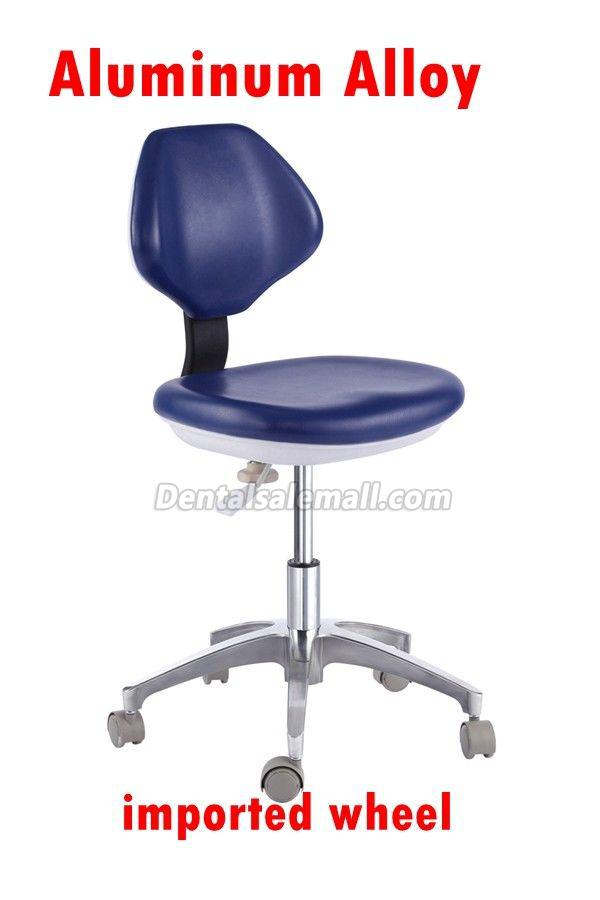 PU Leather Dentist's Chair Doctor's Stool Mobile Chair QY90G image 2