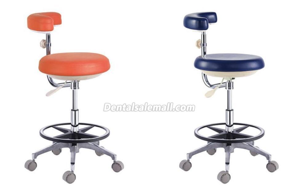 PU Leather Professional Dental Doctor Dentist Assistant Nurse Stool Chair QY500(N)18 Colors image 4