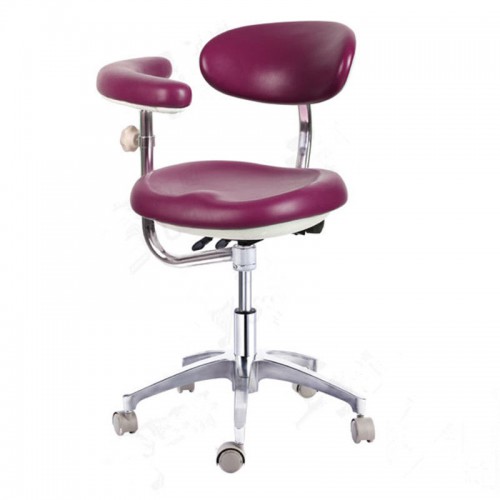 PU Leather Professional Dental Medical Chair Doctor's Stool Nurse's Chair Adjustable QY600-1 image 1