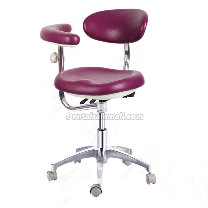 PU Leather Professional Dental Medical Chair Doctor's Stool Nurse's Chair Adjustable QY600-1 image 2
