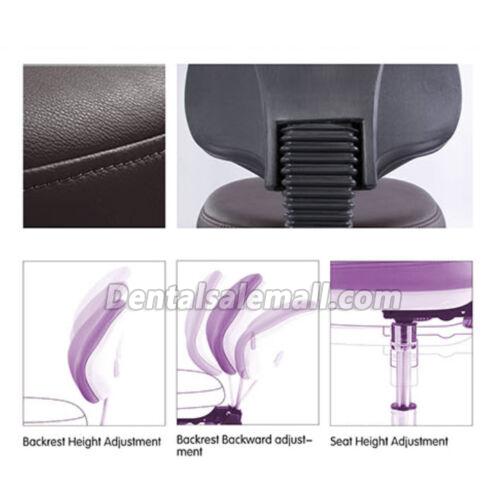 PU Leather Medical Dentist's Chair Doctor's Stool QY500-2 Mobile Chair image 4