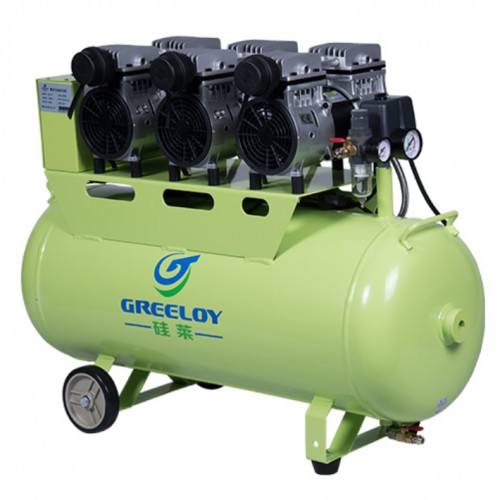 GREELOY GA-63 2.5HP 90L Professional Dental Air Compressor with Check Valve image 1