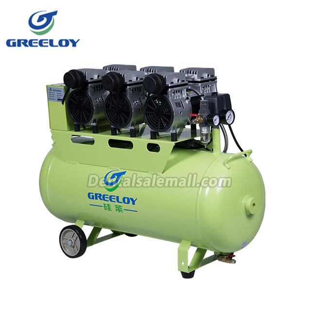 GREELOY GA-63 2.5HP 90L Professional Dental Air Compressor with Check Valve image 4