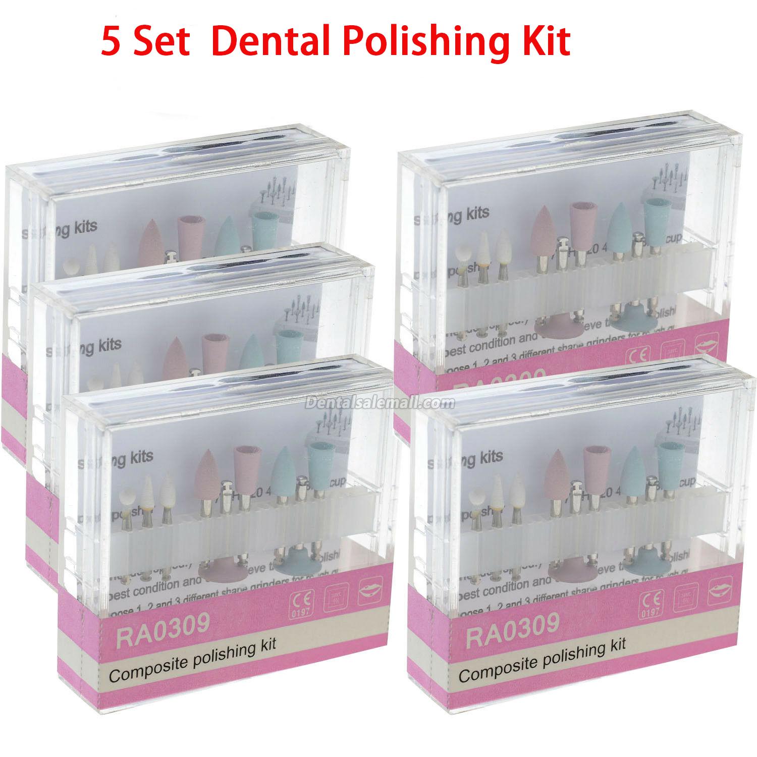 Dental Composite Polishing for Low-Speed Handpiece Contra-Angle Kit RA0309, 5-Set Pack image 2
