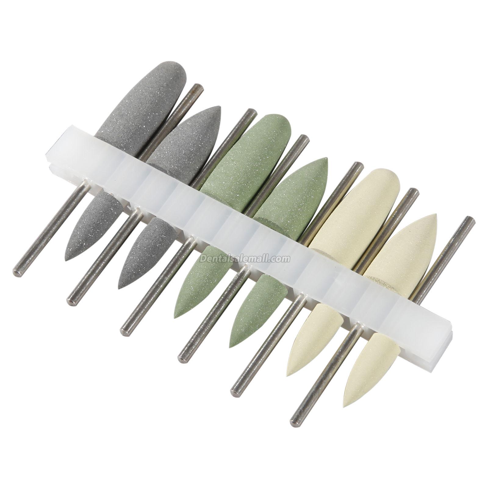 Dental Diamond Burs Polishing Resin Base Hidden Denture HP-0412, 5-Set Pack image 4