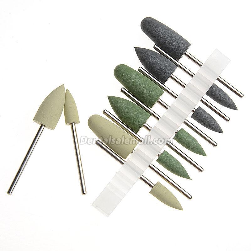 Dental Diamond Burs Polishing Resin Base Hidden Denture HP-0412, 5-Set Pack image 6