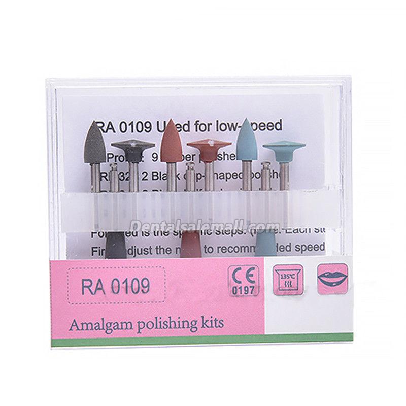5 Boxes Professional Dental Lab Silicon Polishing Burs Kit for Amalgam Tips Cups 2.35mm RA0109 image 3