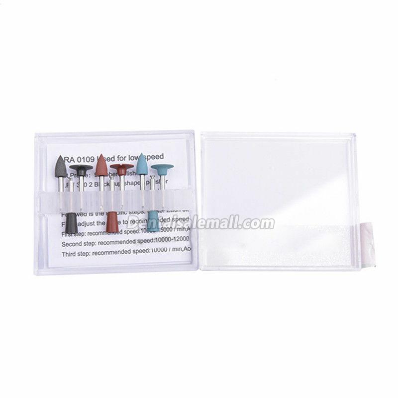 5 Boxes Professional Dental Lab Silicon Polishing Burs Kit for Amalgam Tips Cups 2.35mm RA0109 image 7