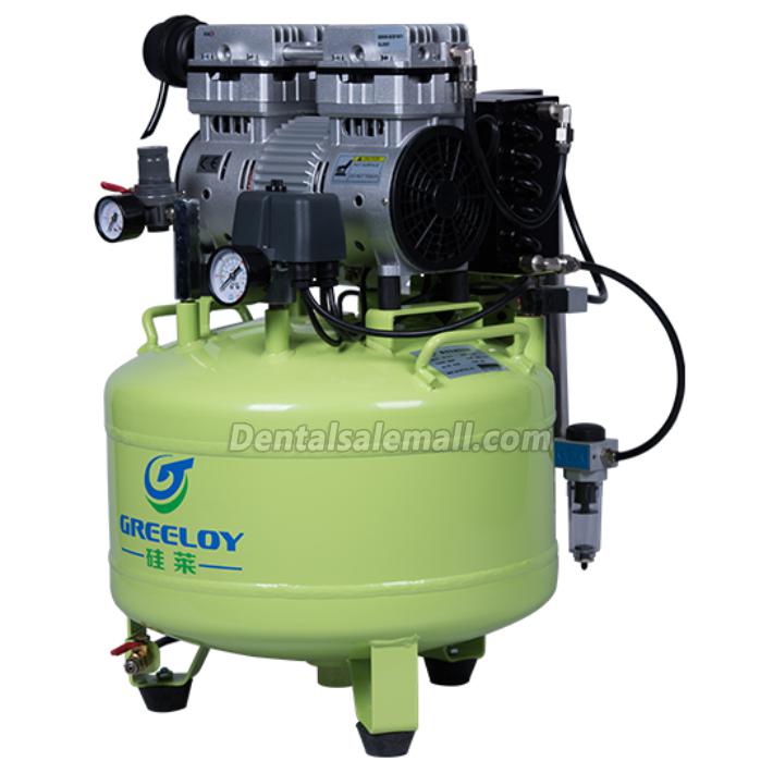 GREELOY® GA-81Y Professional Dental Oilless Air Compressor with Dryer image 2