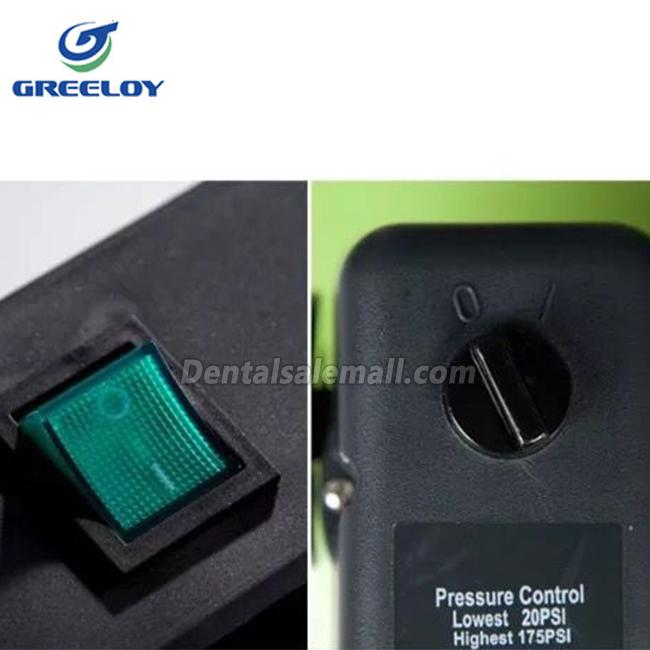 GREELOY® Professional Dental Oilless Air Compressor GA-61 One by One image 8