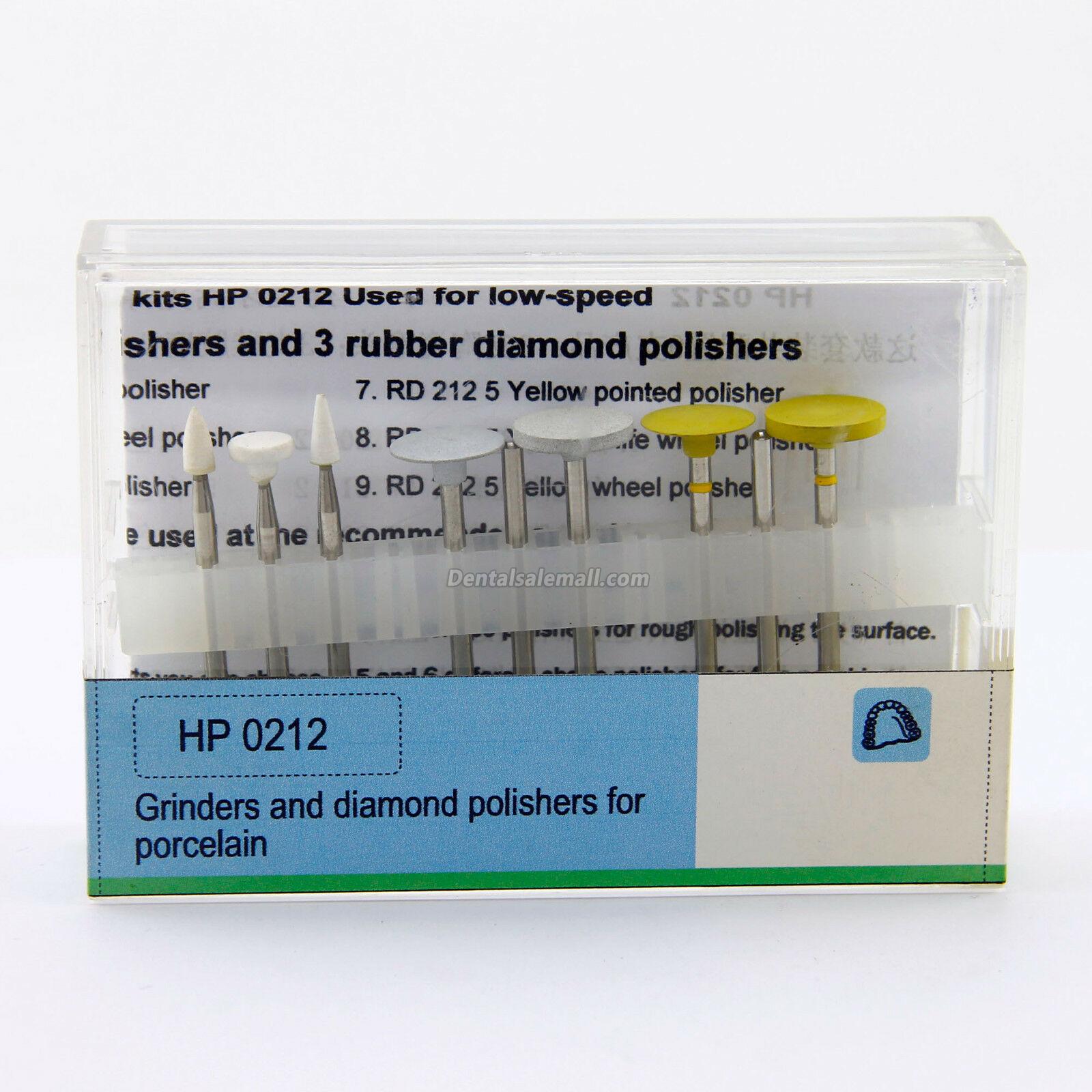TOBOOM Professional Dental Grinders and Diamond Polishers Kit for Porcelain HP 0212 image 6