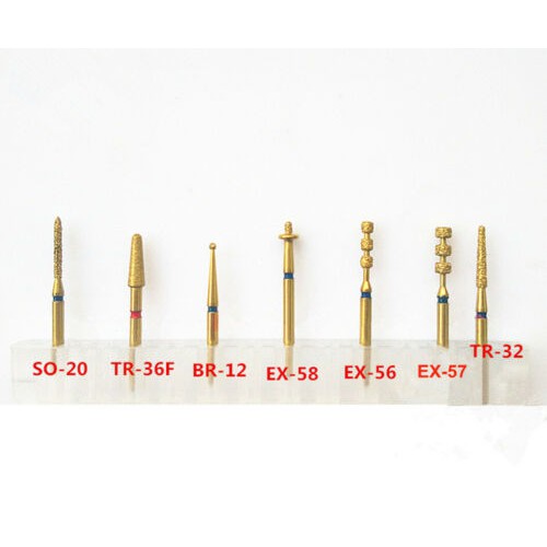 7-Piece Dental Preparation Burs Porcelain Veneer Dental Burs image 1