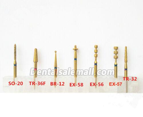 7-Piece Dental Preparation Burs Porcelain Veneer Dental Burs image 2