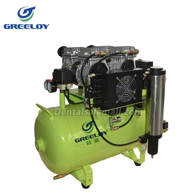 GREELOY® GA-82Y Oil Free Oilless Air Compressor with Dryer for Professional Dental Chair Unit image 6