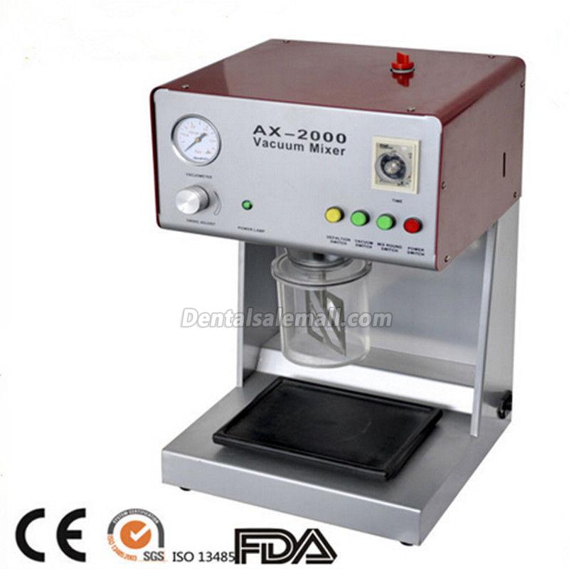 AX-2000B Professional Dental Lab Vacuum Mixer Vacuum Mixing Machine image 2