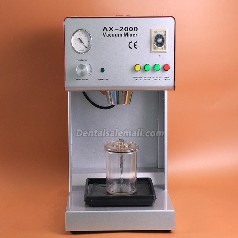 AX-2000B Professional Dental Lab Vacuum Mixer Vacuum Mixing Machine image 4