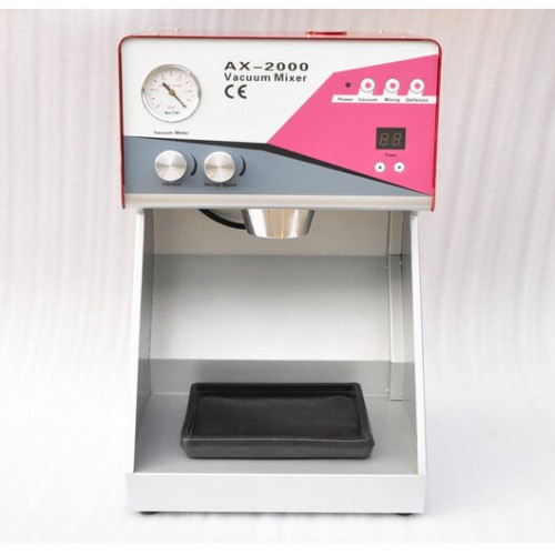 AX-2000C Professional Dental Vacuum Mixer Lab Equipment with Built-in Pump image 1