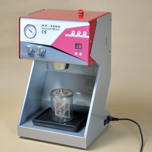 Professional Dental Vacuum Mixer AX-2000C with Built-in Pump for Mix Plasters image 1