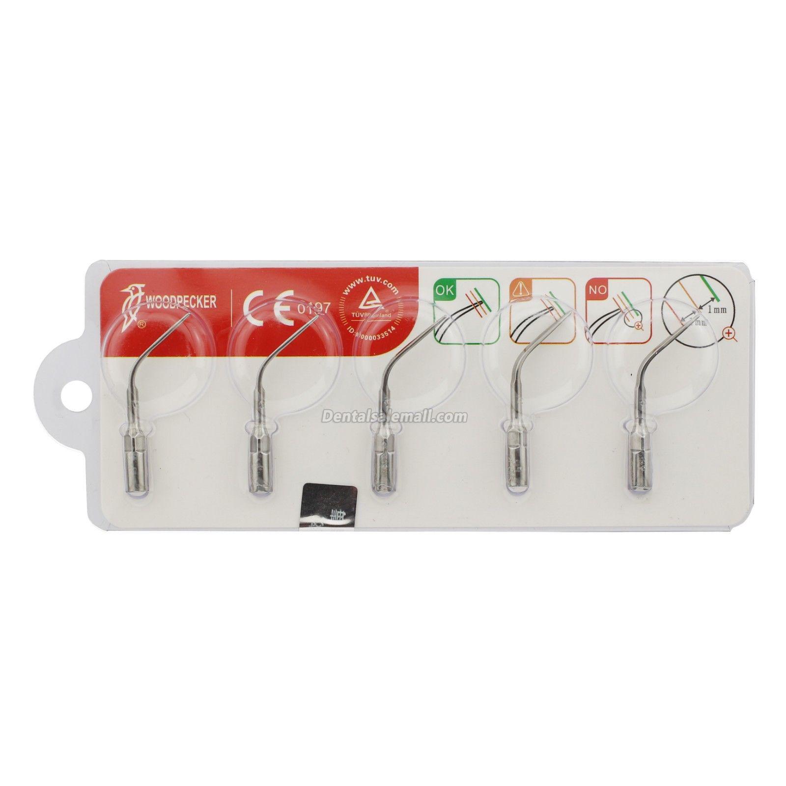 5-Piece Woodpecker G3 Ultrasonic Scaler Scaling Tips UDS EMS Compatible image 11