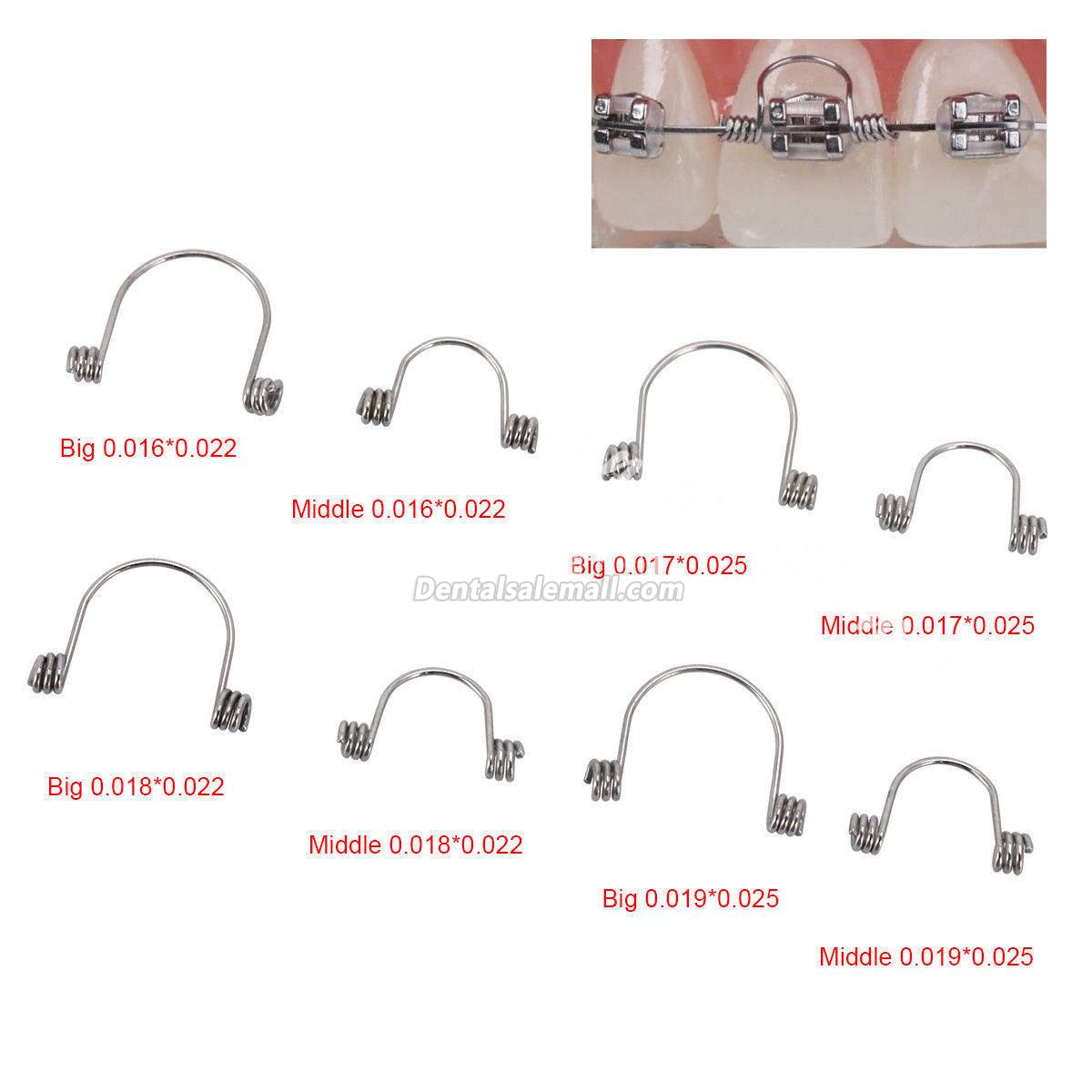 10-Pack Dental Orthodontic Big Middle S Anterior Teeth Torque Rectangular Spring image 2