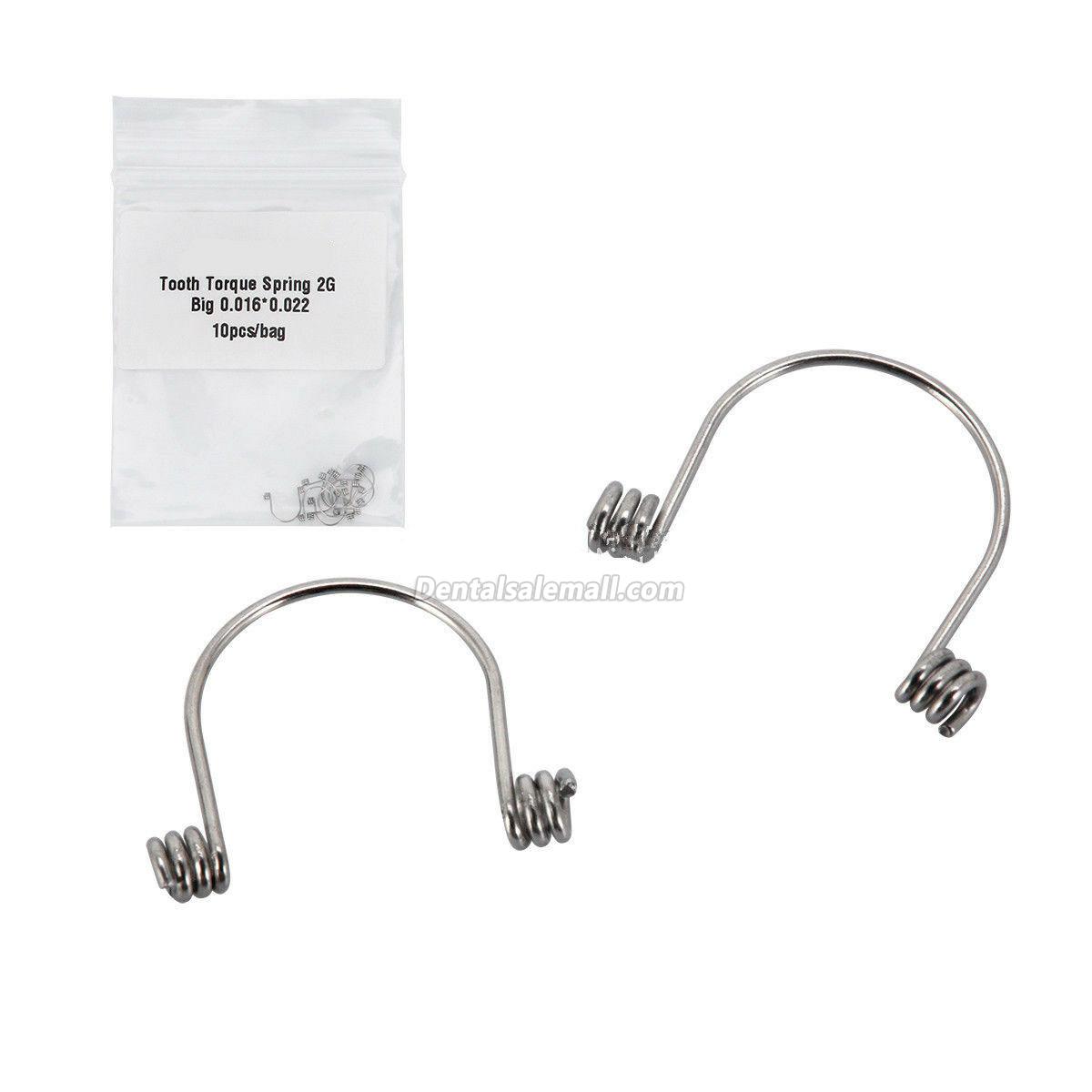 10-Pack Dental Orthodontic Big Middle S Anterior Teeth Torque Rectangular Spring image 4