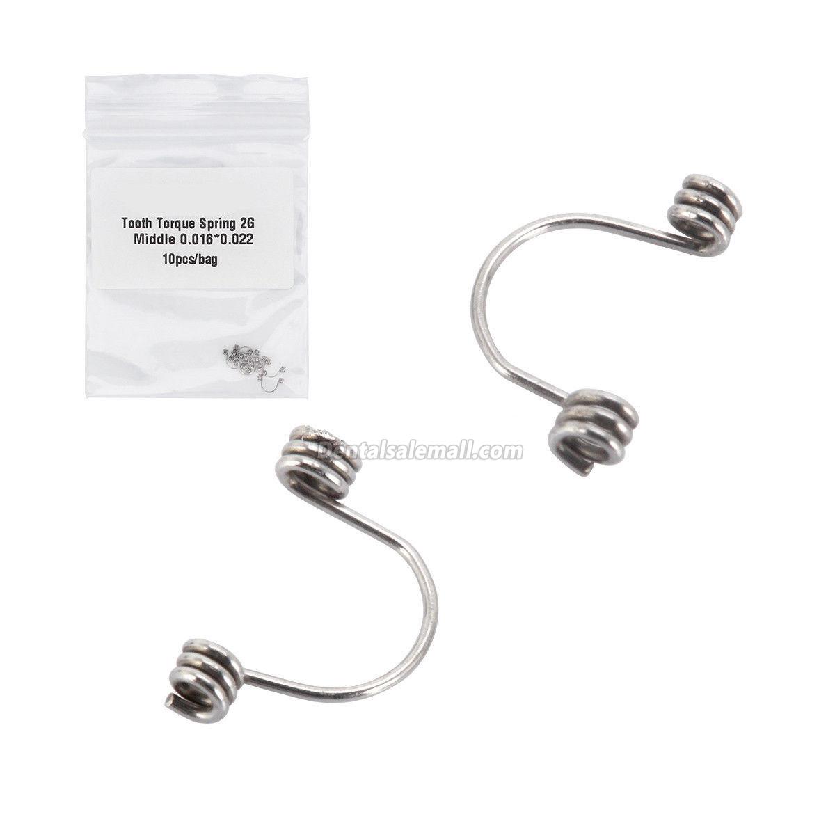 10-Pack Dental Orthodontic Big Middle S Anterior Teeth Torque Rectangular Spring image 6