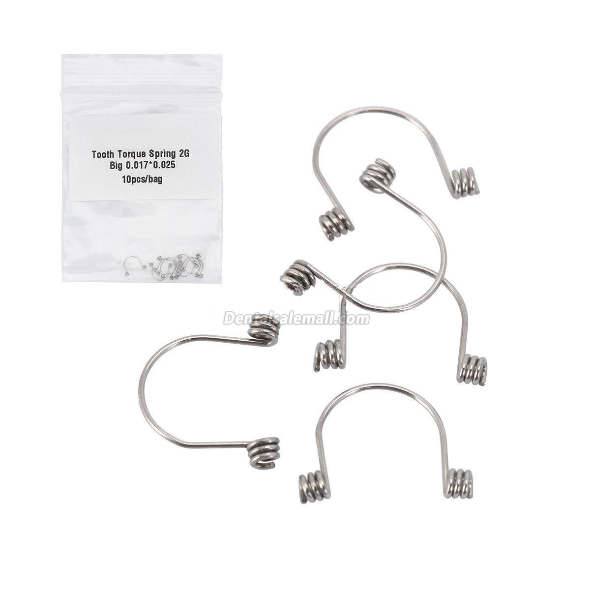 10-Pack Dental Orthodontic Big Middle S Anterior Teeth Torque Rectangular Spring image 8