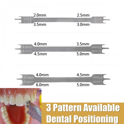 Professional Dental Orthodontic Instrument Bracket Positioning Height Gauge Wick Type Tool image 1