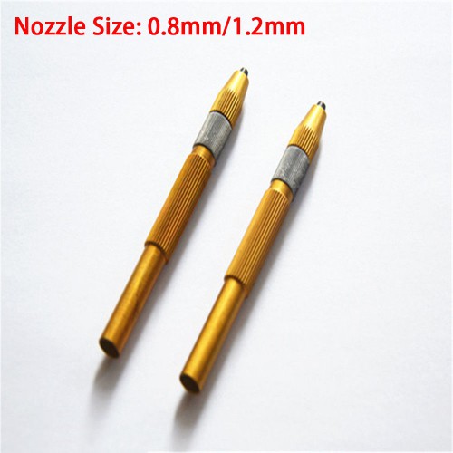 2-Piece Domestic Sandblasting Pen for Dental Lab Equipment Sandblaster 0.8mm/1.2mm image 1