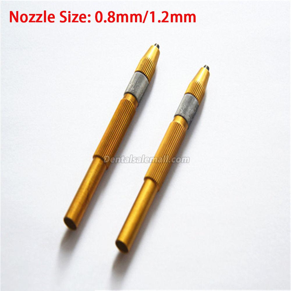 2-Piece Domestic Sandblasting Pen for Dental Lab Equipment Sandblaster 0.8mm/1.2mm image 2