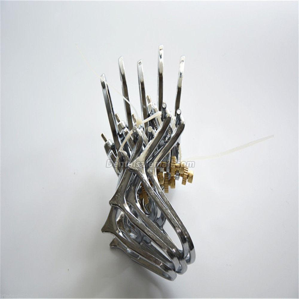 5-Piece Dental Zinc Alloy Spring Articulator Denture Articulator image 10