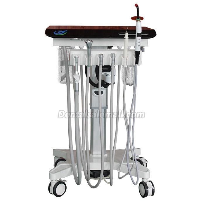 GREELOY GU-P302S Adjustable Mobile Professional Dental Delivery Cart Unit System image 2