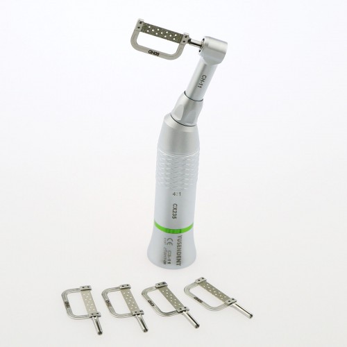 YUSENDNET COXO Dental 4:1 Contra-Angle Handpiece Interproximal EVA IPR with 1-Piece Striping Bur image 1
