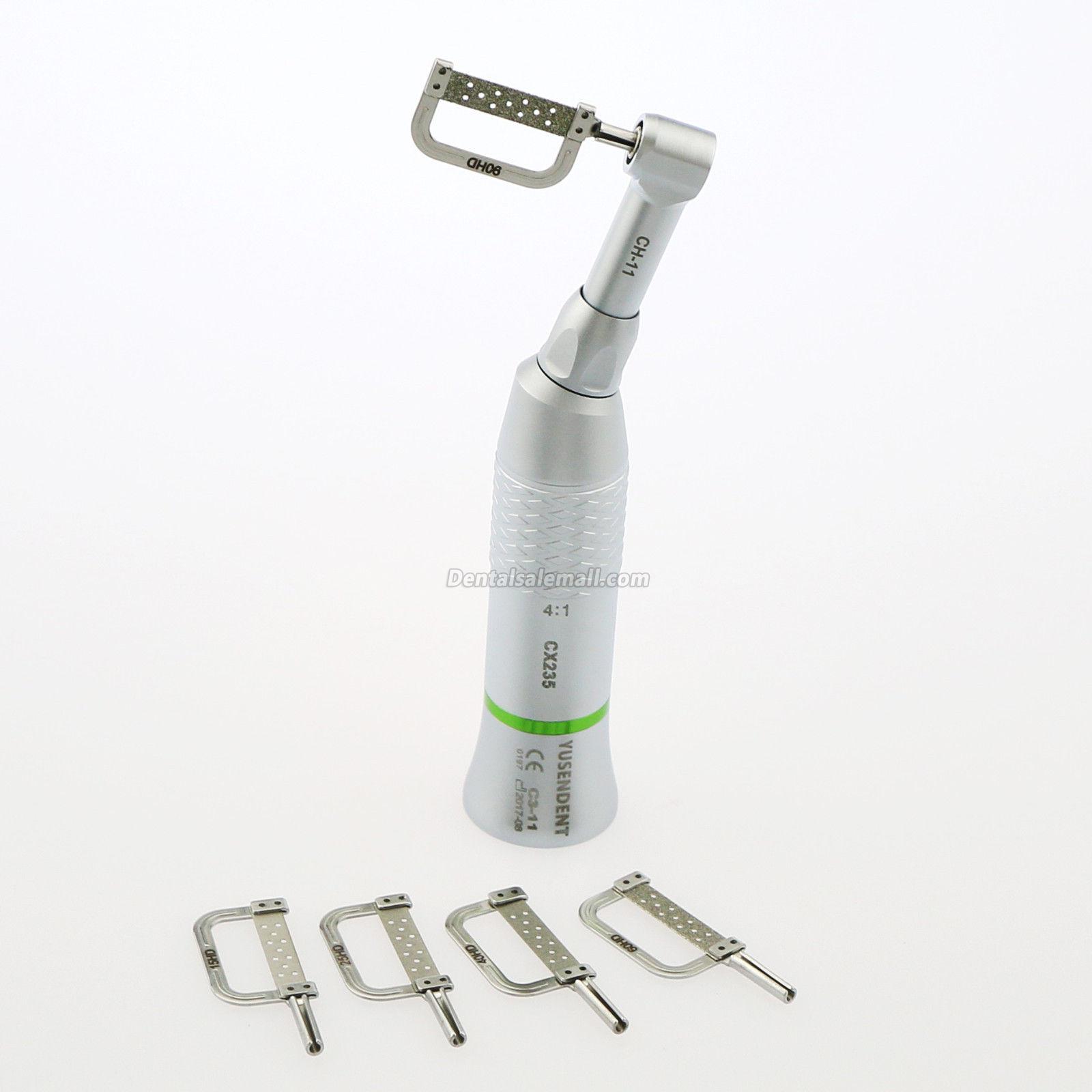 YUSENDNET COXO Dental 4:1 Contra-Angle Handpiece Interproximal EVA IPR with 1-Piece Striping Bur image 2