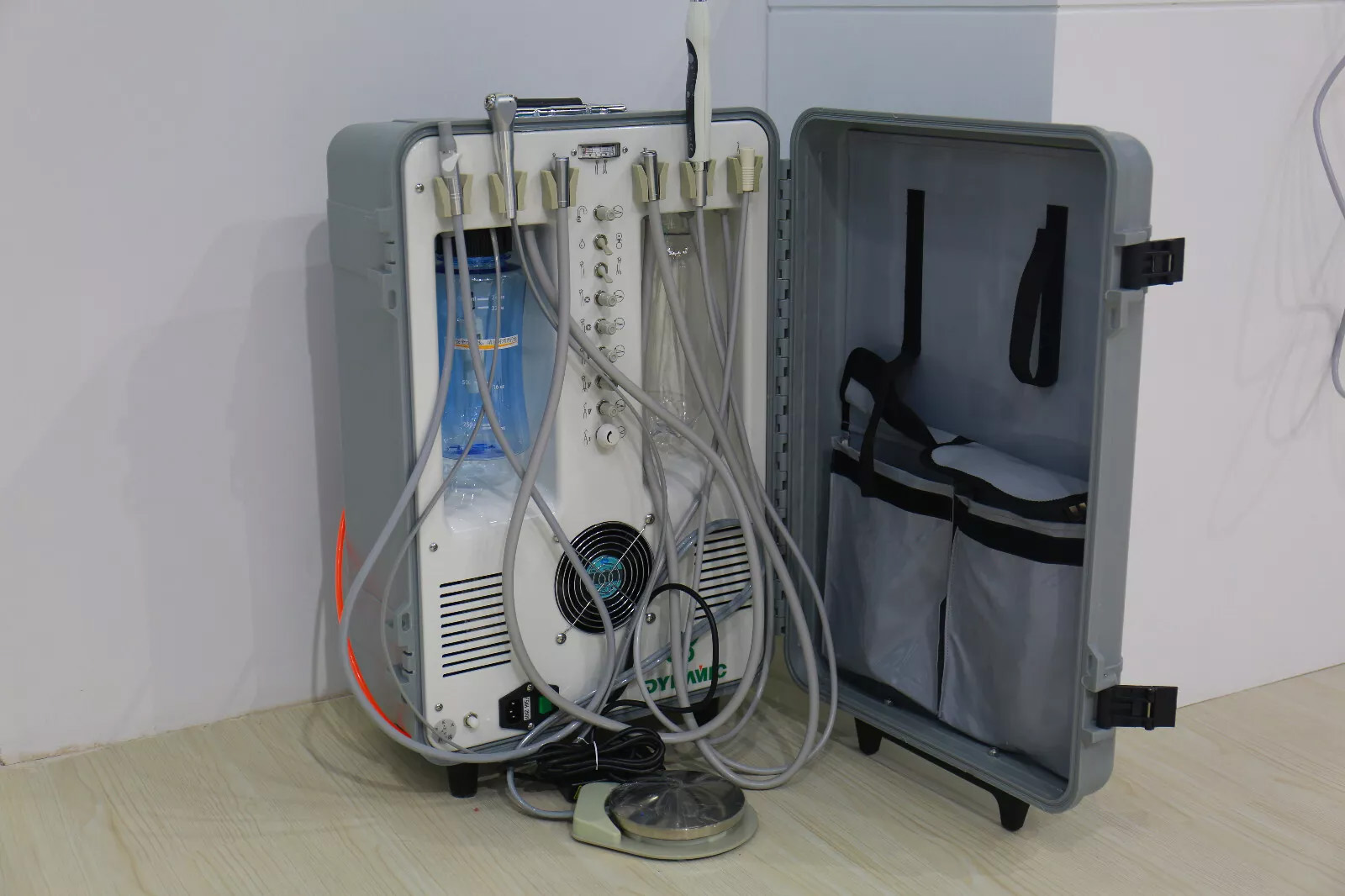 Dynamic® DU893 Portable Professional Dental Unit with Air Compressor Ultrasonic Scaler LED Curing Light image 13